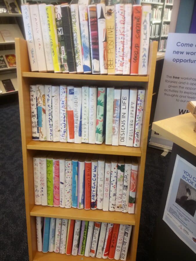 'You cant judge a book by its cover' books on display